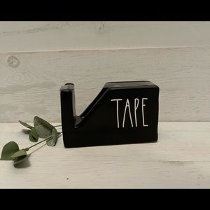 Rae Dunn tape dispenser black